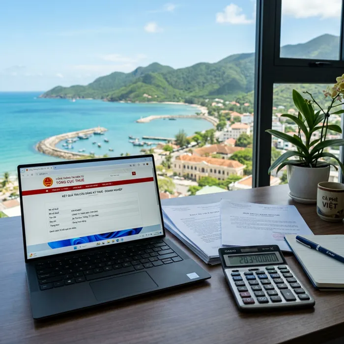 Hướng dẫn chi tiết 3 cách tra cứu mã số thuế Đặc khu Côn Đảo TP.HCM năm 2026 nhanh và chính xác nhất, cập nhật thông tin cơ quan thuế và mã nộp tiền mới.